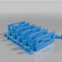 1/24 Ölçek Kazıklı Ahşap Güverte At Taşıyıcı Düz Vagon