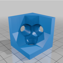 30×30 / 40×40 Alüminyum Profil İçin 3 Yollu Braket