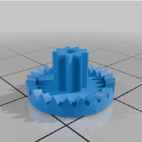 3D Yazdırılabilir Dişli Motor (Remix)