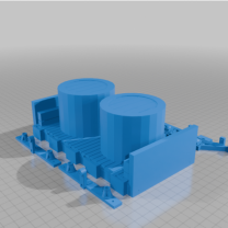 1/24 Ölçek Ahşap 19. Yüzyıl Fıçı Vagonu