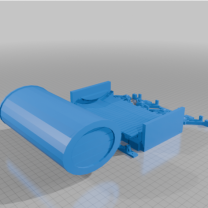 1/24 Ölçek Ahşap 19. Yüzyıl Tank Vagonu (Euro Kaplinli)