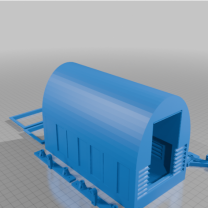 1/24 Ölçek Barut Vagonu (Euro LGB Kaplinli, Playmobil Western Kapılar)