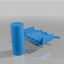 1/24 Ölçek Ahşap 19. Yüzyıl Tank (Tek Parça)