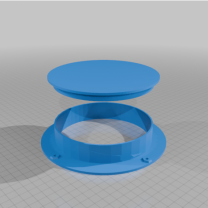 150mm Klima Hava Kanalı Kapaklı