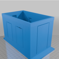 1/24 Ölçek Bobber Caboose Şase (Tek 4 Tekerlekli Boji)