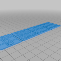 3 Bölümlü Ünite Token Etiketleri