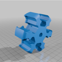 240mm Çap 8mm Milli 6 Kanatlı Fan