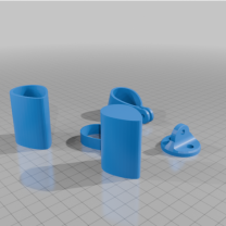 Garmin Varia İçin Bianchi Aria Sele Borusu Tutucu