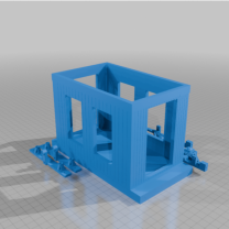 1/24 Ölçek Yenilenmiş Bobber Caboose Ahşap Yan Duvar (Euro Kaplinli)