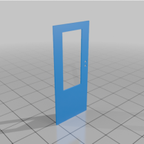 1/48 Kapı İçin 3/4 Pencere Paneli