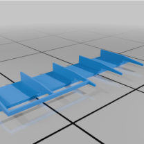 1/700 Ölçek CV-16 Lexington Uçuş Güvertesi Arka Bölüm İskeletleri