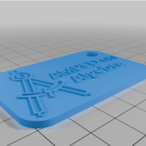 Cebir Aşığı Anahtarlık