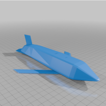 Boş FPV Kanat Yarış Gövdesi