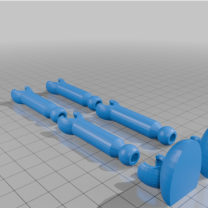 Dört Kollu Poz Verilebilir Blok Figür