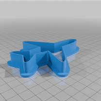 Uçak Kurabiye Kalıbı