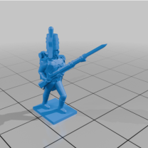 1/100 Fransız 1796 Piyadeler (Mirleton Şapkalı)