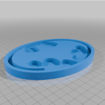 1989 Tim Burton Batman İçin Cosplay Göğüs Amblemi