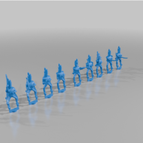 1/100 Fransız 1796 Mirleton Şapkalı Hussarlar