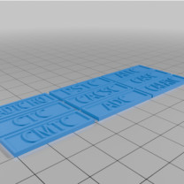 CADTC birim etiketleri