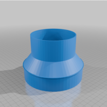 AC Infinity 6 İnç Hat İçi Fan → 4 İnç Hortum Adaptörü