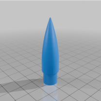 Motor Adaptörlü 50 Kalibre Mermi (Zımpara İçin)