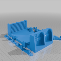 1/24 Ölçek Kısa Bulkhead Düz Vagon (Euro Kaplinli)