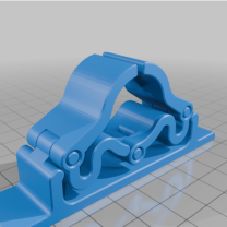 Çift taraflı bantlı süpürge tutucu