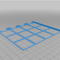 Azul Sintra Vitray Tahta Tepsisi (4 Parça)