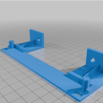 3U Eurorack Rayları Yan Braketler