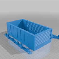 1/24 Ölçek Çelik Yan Duvarlı Gondol (Euro Kaplinli)