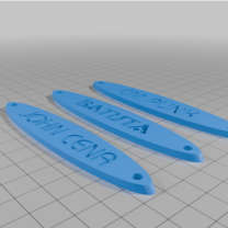 CM Punk / Batista / Cena Döner İsim Plakaları