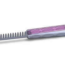 Geniş dişli kelebek tarak