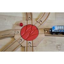 Brio Ahşap Tren Mini Döner Tabla