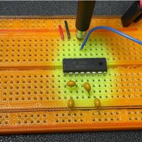 Termokromik Filamentli Breadboard