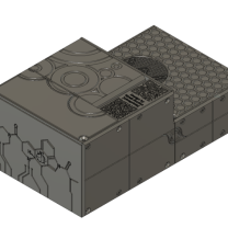 ATX Bilgisayar Kasası Tamamen 3D Baskı NAS Çerçevesi