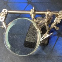 63mm Büyüteç Cam Kapağı Helping Hands 3D Baskı