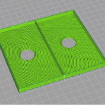 Solar Çerçeve 2x 110mmx60mm