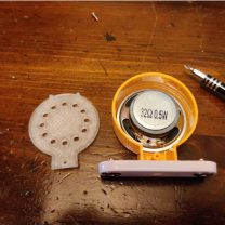 Snap Circuit Hoparlör Arka Kapak SP2 3D Baskı