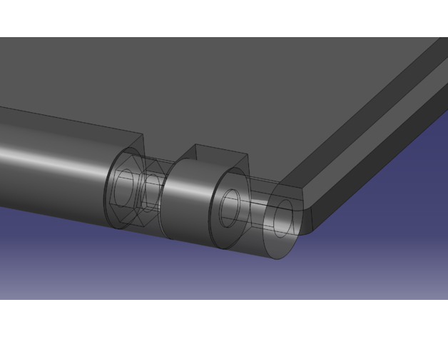 Ayarlanabilir Menteşe Takozu Variometre Bacak Tutucu Paragliding 3D Baskı - Görsel 3