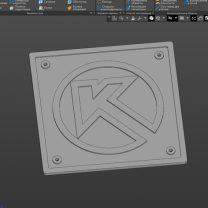 190mm Fan Koruyucu Izgara 3D Baskı