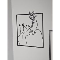 Çiçek Kız Duvar Dekoru Poster