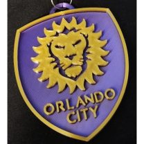 Orlando City Kolye Ucu 3D Baskı