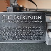 Delusion Kapak The Extrusion 3D Baskı