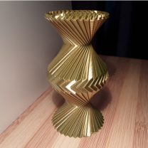 Şık Çok Yüzlü Vazo