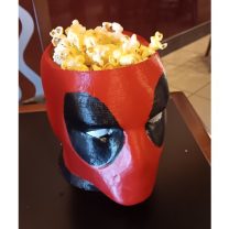Deadpool Patlamış Mısır Kovası 3D Baskı