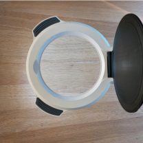 Büyüteçli Lamba Ayağı ve Kapağı Silver Fox Model 1006 3D Baskı