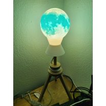 Ay Lamba Abajuru 3D Baskı