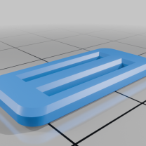 13mm Velcro Şerit İçin Triglide Tokası 3D Baskı