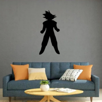 DragonBall Z Goku Duvar Dekoru Sanat Baskısı 3D Baskı