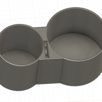 Skoda Rapid NH Bardaklık İçliği 3D Baskı